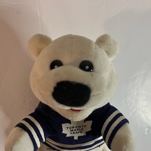 Toronto Maple Leafs Plush Polar Bear - Team Mascot Hockey Collectible - Picture 4 of 8